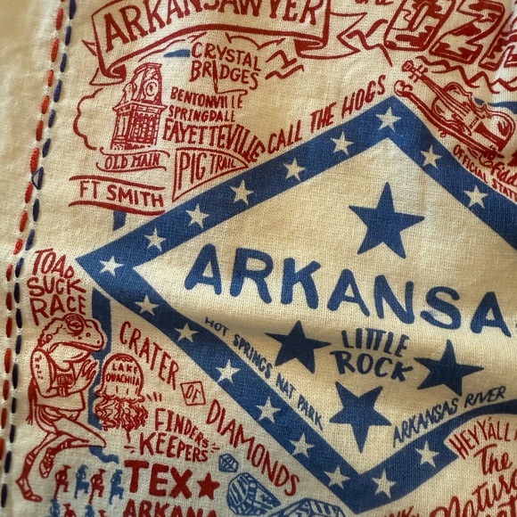 Arkansas Souvenir Tea Towel - Picture 3 of 4